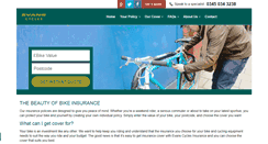 Desktop Screenshot of evanscyclesinsurance.com